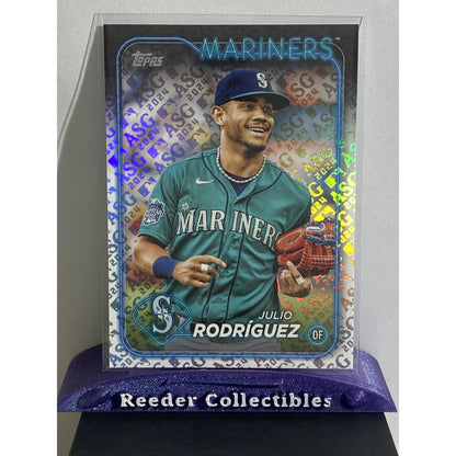 Julio Rodriquez 2024 Topps #1 of 5 Seattle Mariners SP ASG Foil Variation