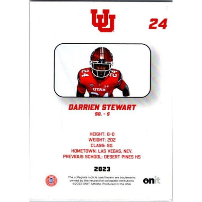 2023 Onit Football Darrien Stewart Utah Ute