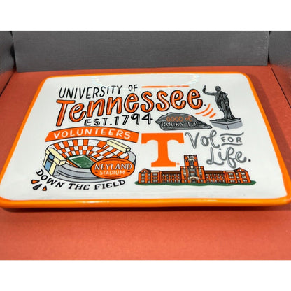 Tennessee Volunteers Trinket Change Tray Rectangular