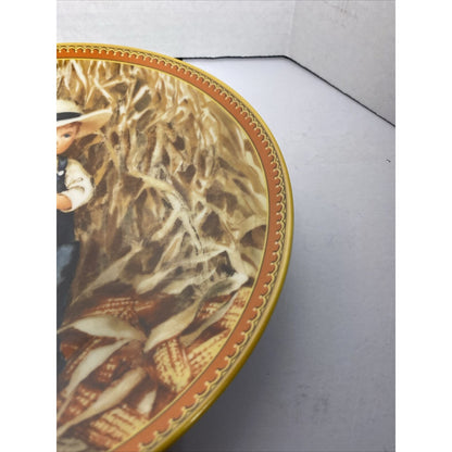 Jesse Wilcox Smith - "Thanksgiving" Collector Plate Numbered w Box & COA 1986