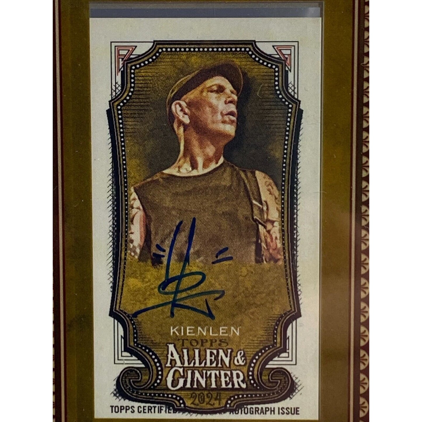 2024 Allen & Ginter #MA-BK Bryan Kienlen Bouncing Souls Bassist Auto Mini Framed