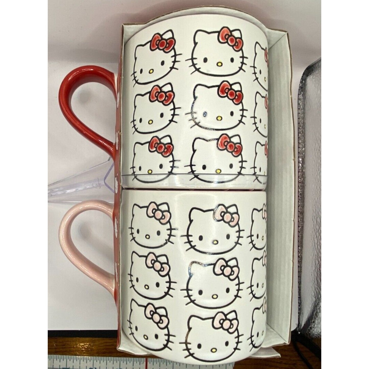 Hello Kitty Ceramic Mug Set Of 2