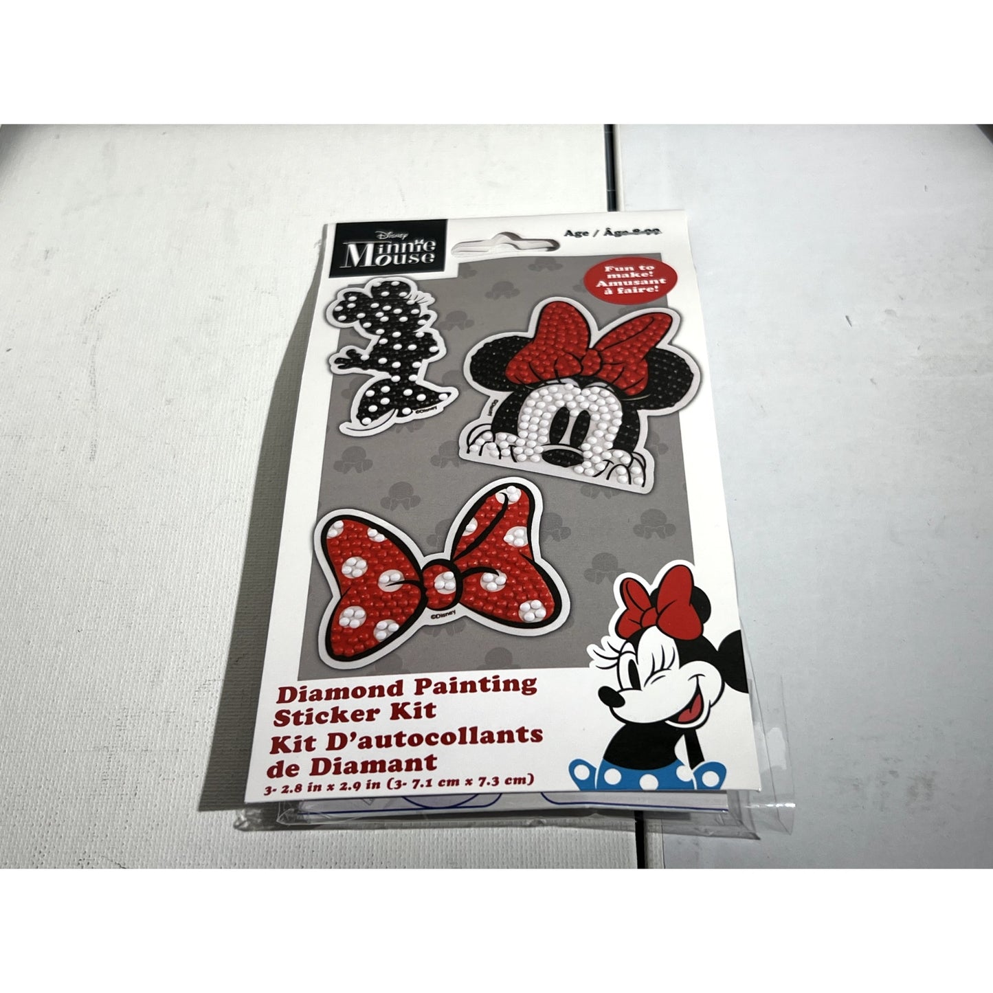 New in Package Diamond Painting Sticker Kit Of Disney Minnie Mouse