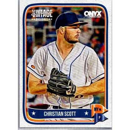 2024 Onyx Vintage Extended #OVCHSC Christian Scott New York Mets