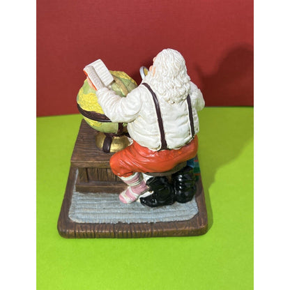 Santa at the Globe Noble Arts Figurine Music Box Missing