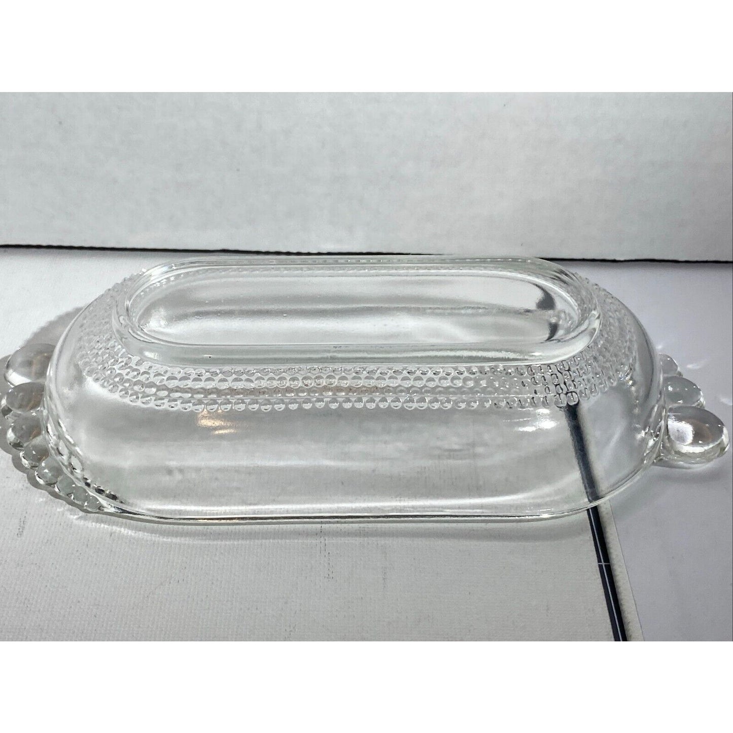 vintage 1953 silver plated and glass butter dish by 1847 rogers bros.