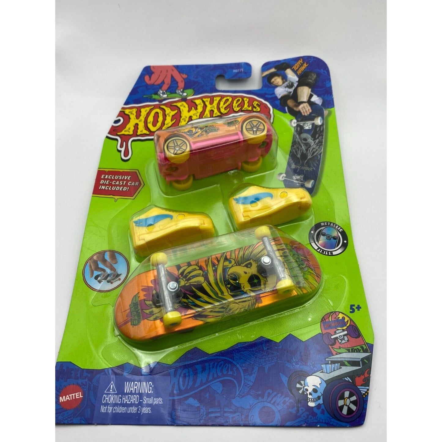 Hot Wheels Skate Tony Hawk With Car Included (Hi Beam)