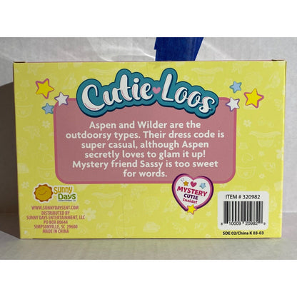 Cutie Loos 3pk- Mix 'n Match 320982 Friends Mystery Figure and Fashions Included