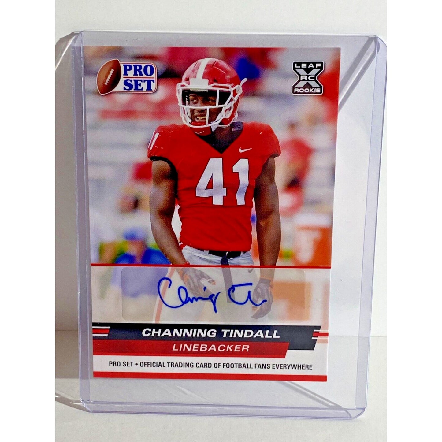 2022 Pro Set Football Autograph Channing Tindall PSA-CT1 ROOKIE Dolphins