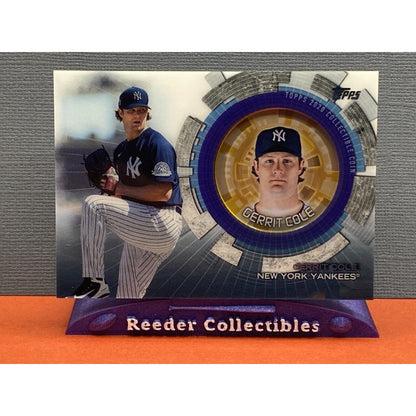 Gerritt Cole 2020 Topps Update TBC-GC New York Yankees Commemorative Coin Card