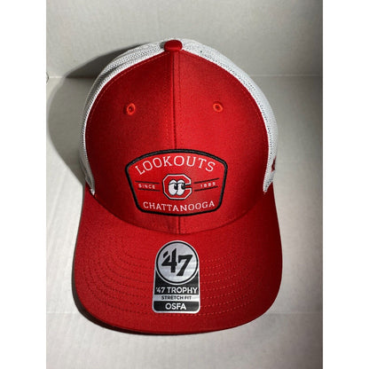 MiLB Chattanooga Lookouts Cincinnati Reds '47 Brand Men's One Size Trophy Hat