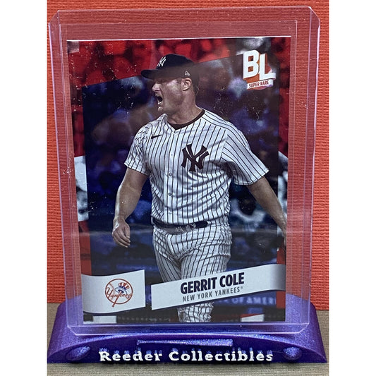 2024 Topps Big League #279 Gerrit Cole New York Yankees Super Rare Red Foil