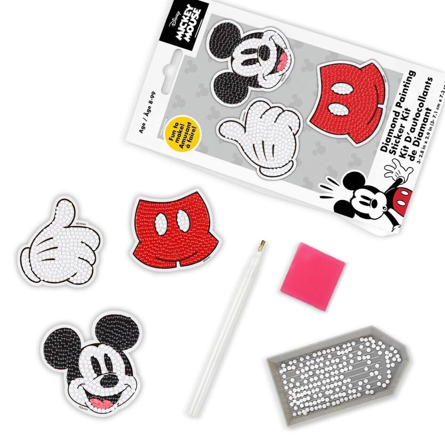 New in Package Diamond Painting Sticker Kit Of Disney Mickey Mouse