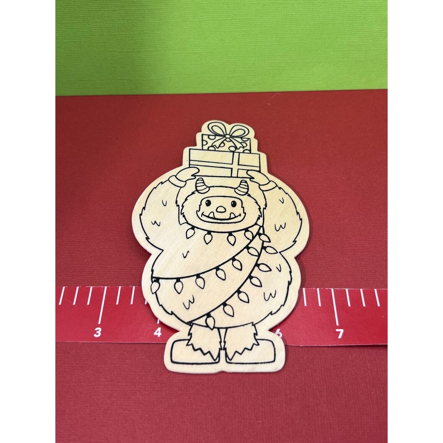 5pc Christmas Monster Ornaments Hobby Lobby to be painted