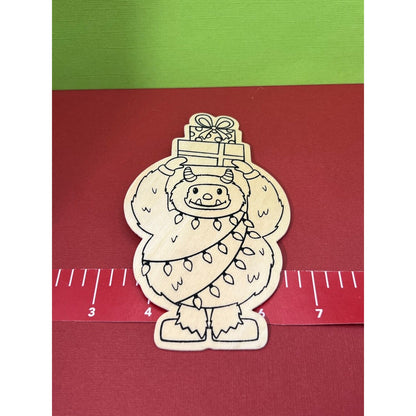 5pc Christmas Monster Ornaments Hobby Lobby to be painted