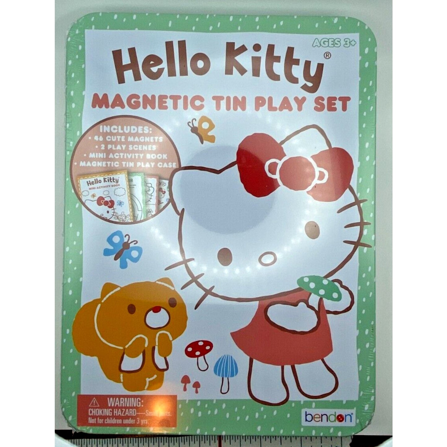 Magnetic Activity Tin - Hello Kitty - Travel Fun, Gift Giving, Basket Item!