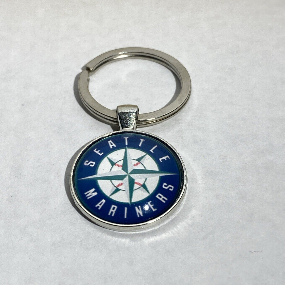 Seattle Mariners MLB Metal Baseball Keychain
