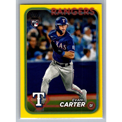 2024 Topps #280 Evan Carter Yellow