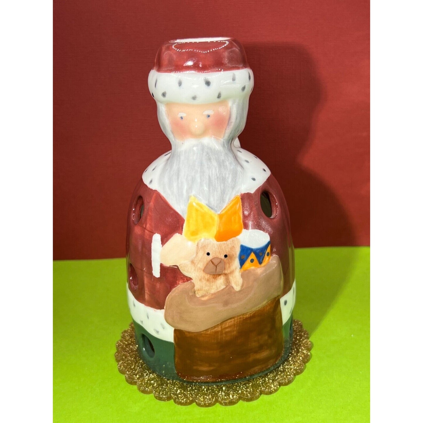 Villeroy & Boch Santa Claus Deco Light Votive Candle Holder & Votive Holder