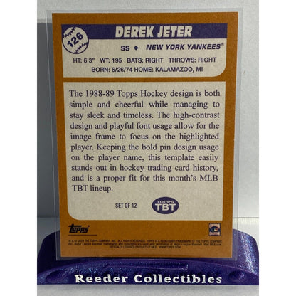 2024 Topps Throwback Thursday #126 Derek Jeter New York Yankees PR902