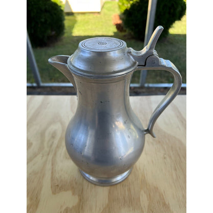 Vintage "Stede" Metal Lidded Flagon With Makers Marks