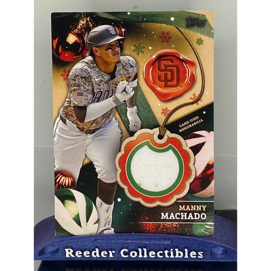 2024 Topps Holiday #RC-MM Manny Machado San Diego Padres Relic