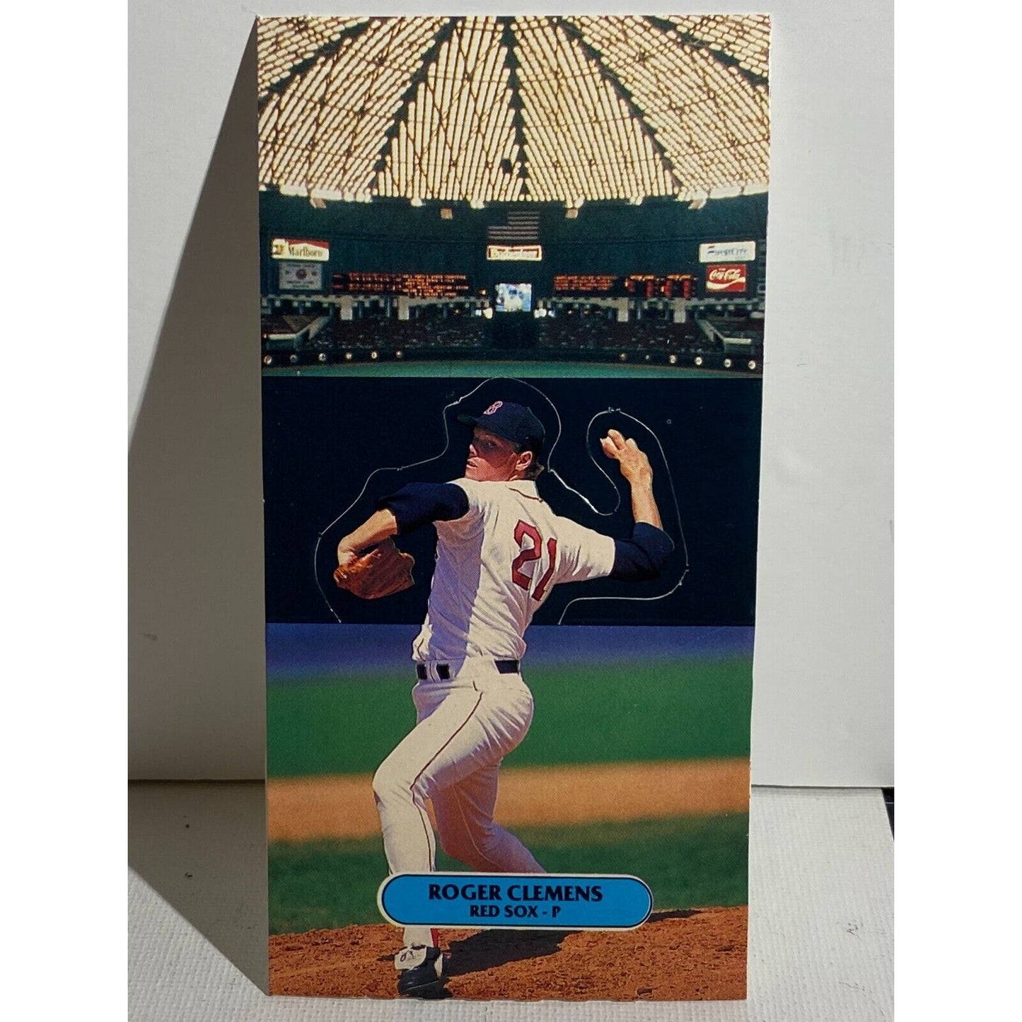 1987 -BASEBALL CARD Donruss Leaf Pop Up Roger Clemens Boston Red Sox