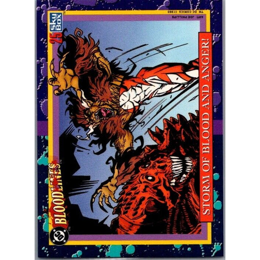 1993 Skybox DC Bloodlines #25 Storm of Blood and Anger