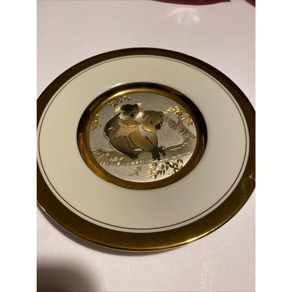 Dynasty Gallery Collector's Plate "THE ART OF CHOKIN" Koala Bears on a limb