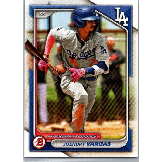 2024 Bowman Prospects #BP-89 Joendry Vargas Los Angeles Dodgers