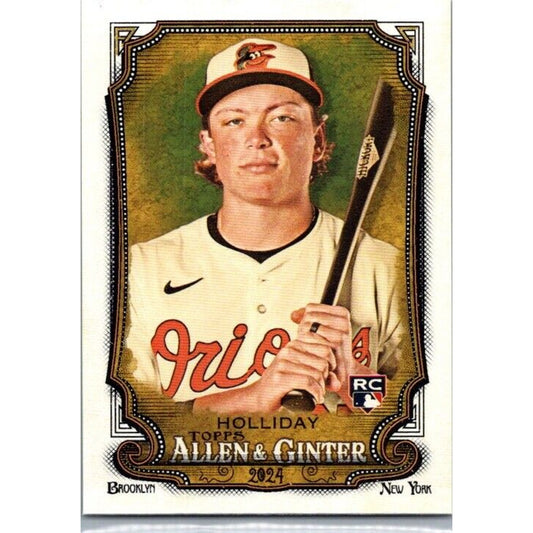 2024 Topps Allen & Ginter #277 Jackson Holliday Baltimore Orioles Rookie RC