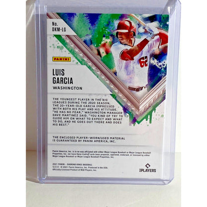 2021 Diamond Kings DK Materials Luis Garcia Dual Relic DKM-LG Washington