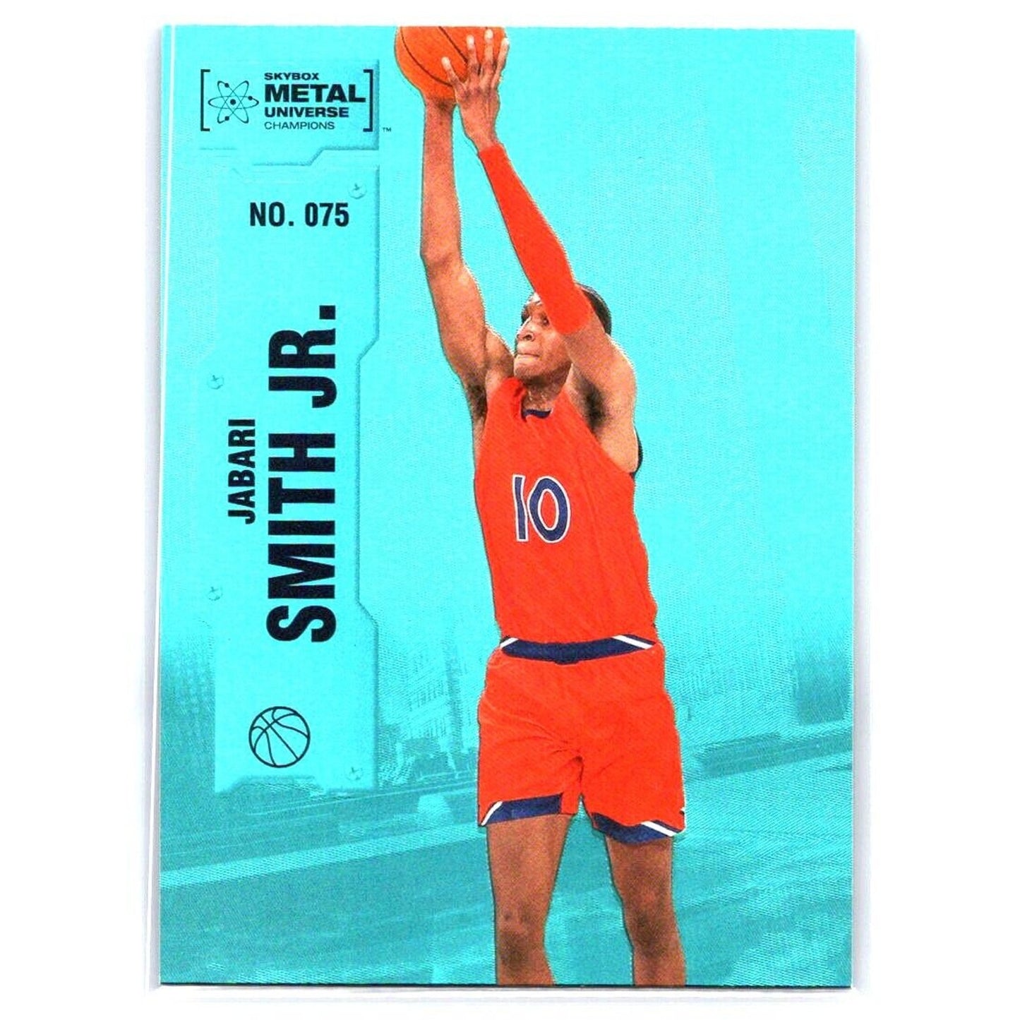 2022 SkyBox Metal Universe Champions #075 Jabari Smith Aqua Rockets