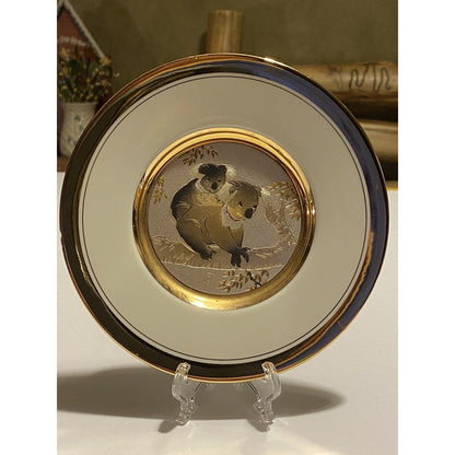 Dynasty Gallery Collector's Plate "THE ART OF CHOKIN" Koala Bears on a limb