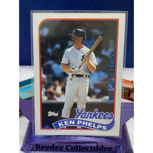 2017 Topps #741 Ken Phelps New York Yankees 1989 Buyback