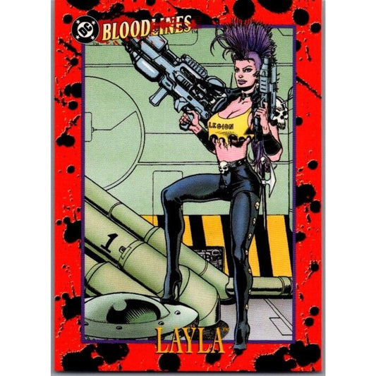 1993 Skybox DC Bloodlines #55 Layla