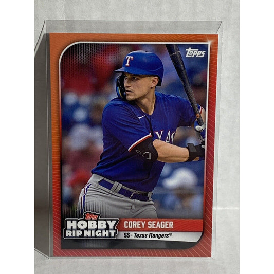 2024 Corey Seager Topps Rip Night SSP Red