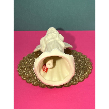 Lot of 2 Albert E Price Angel Holding Baby - Angel Praying - Ceramic Bells -OBox