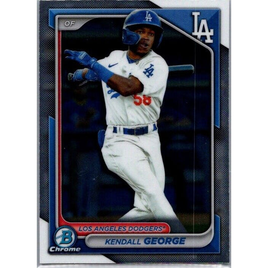 2024 Bowman Chrome Prospects #BCP-58 Kendall George Los Angeles Dodgers