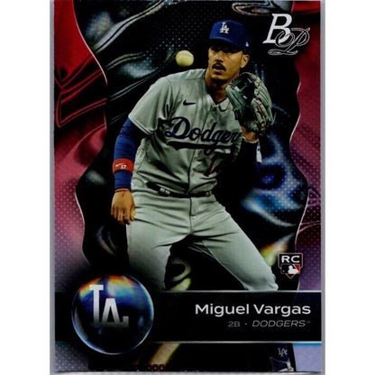 2023 Bowman Platinum #62 Miguel Vargas Los Angeles Dodgers Rookie