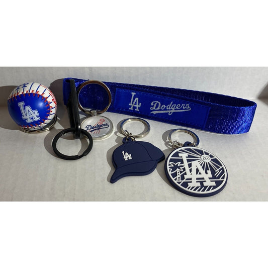 Los Angeles Dodgers set of keychains keychain