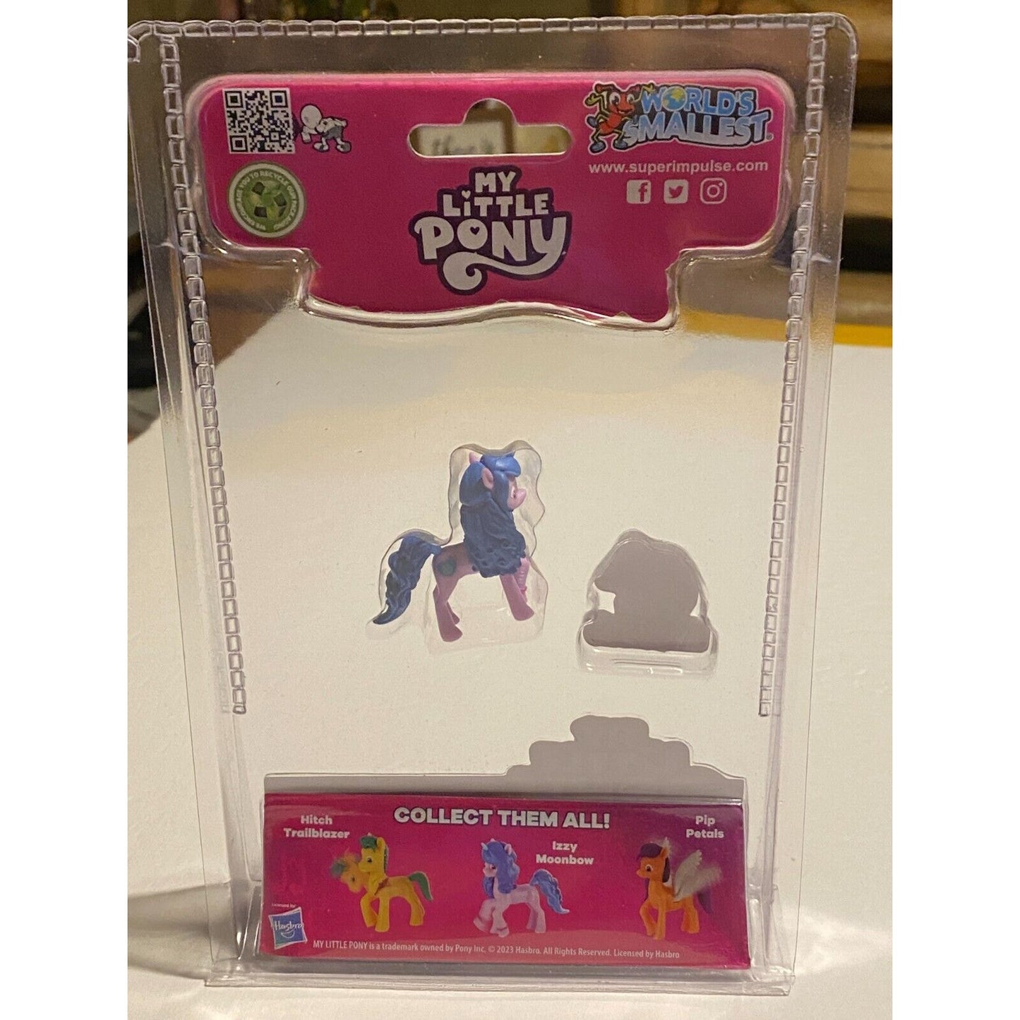 World's Smallest My Little Pony Micro Figure Set of 3 Super Impulse Series 2 NEW