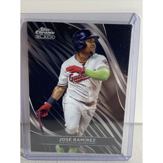 2024 Topps Chrome Black Jose Ramirez Cleveland Guardians #63