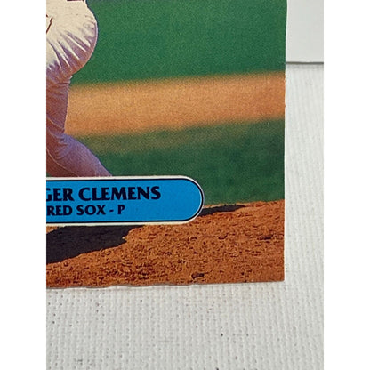 1987 -BASEBALL CARD Donruss Leaf Pop Up Roger Clemens Boston Red Sox