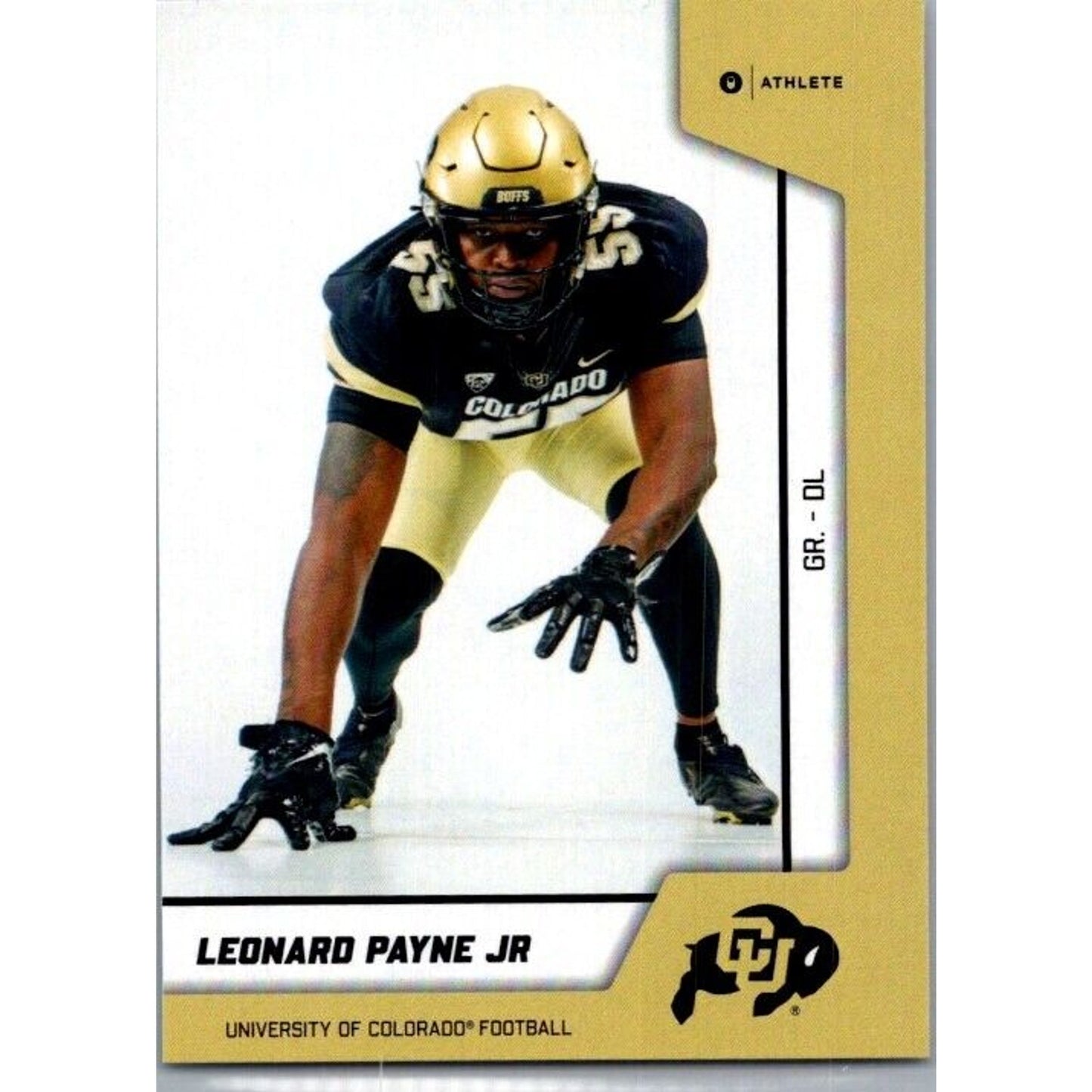 2023 Onit Football Leonard Payne Jr. Colorado Buffaloes