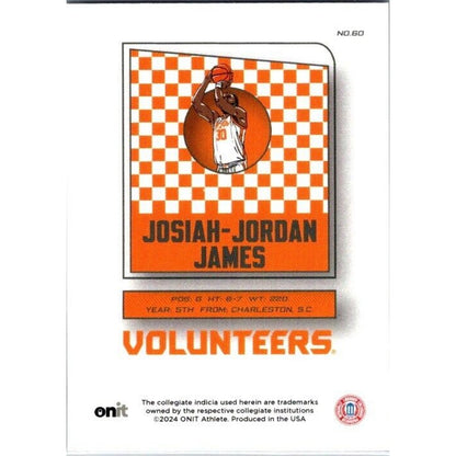 23-24 Onit #60 Josiah-Jordan James Tennessee Volunteers Holo Icon