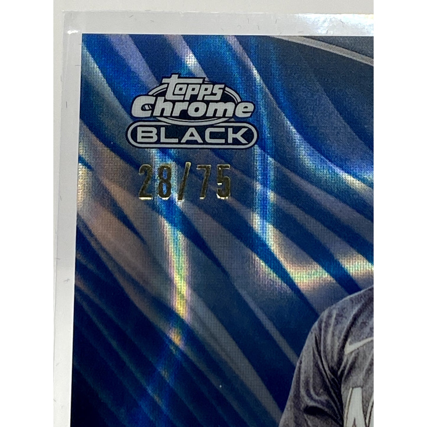 2024 Topps Chrome Black Blake Rutherford Nationals 28/75 Blue Lava Rookie