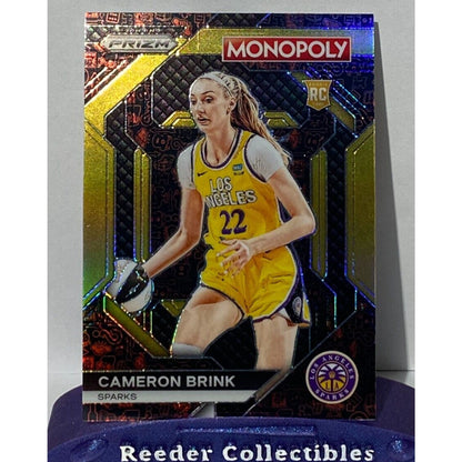 2024 WNBA Panini Monopoly Prizm #WNBA6 Cameron Brink Sparks Red Classics Prizm