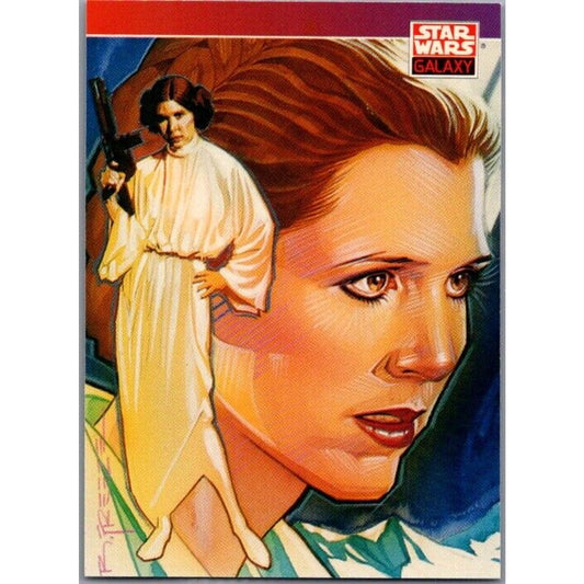 1993 Star Wars Galaxy #126 Princess Leia Organa Brian Stelfreeze