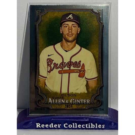 2024 Topps Allen & Ginter Chrome Refractor #45 Matt Olson Atlanta Braves